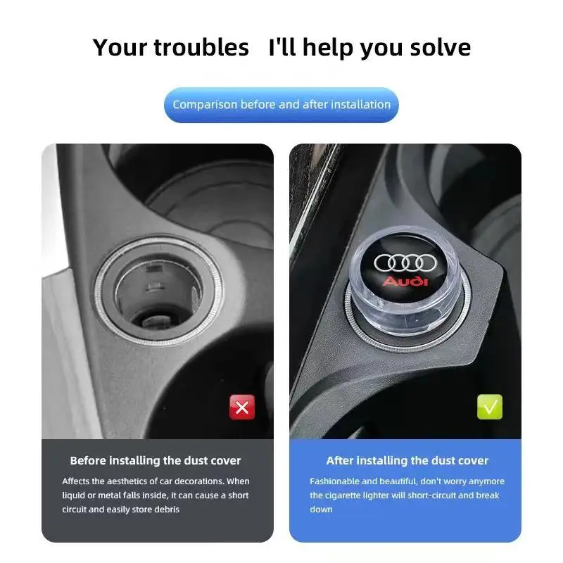 Car Cigarette Lighter Dust Cov - Vape Decoration 评论和价格