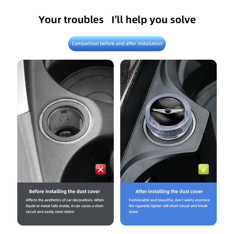 Car Cigarette Lighter Dust Cov - Vape Decoration 评论和价格
