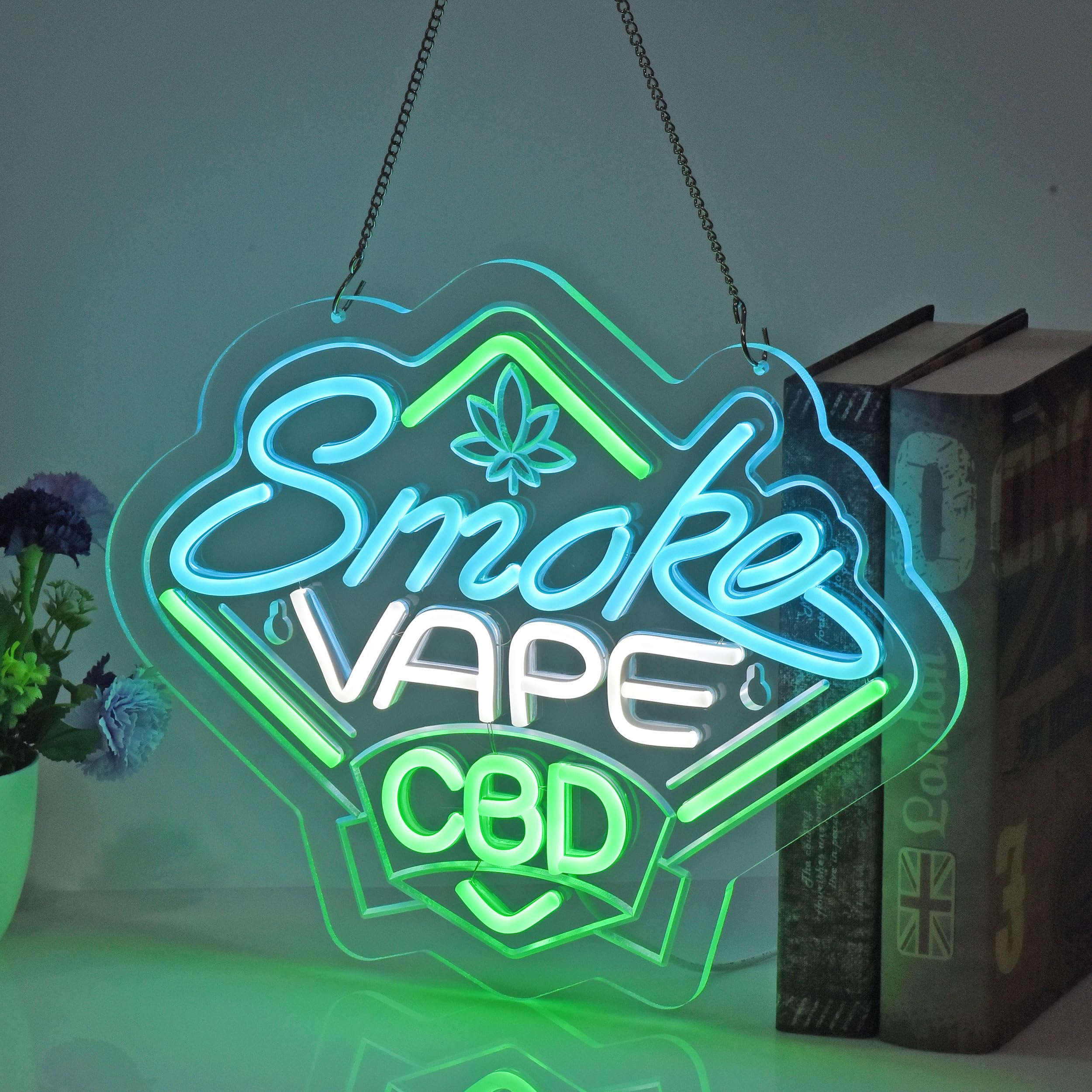 Smoke and Vape Shop Neon Sign  - Vaping Shop 评论和价格